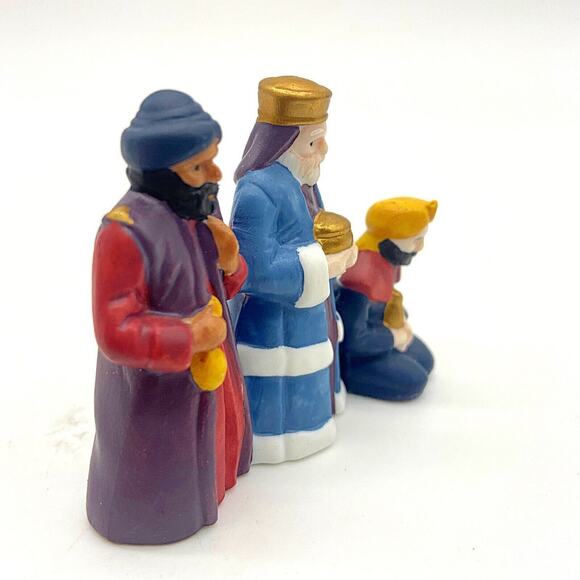 Vtg 3 Wise Men Figure Dept 56 Little Town of Bethlehem Series Nativity Retired - Picture 3 of 6